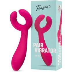 Teazers Silicone Triple Vibrator for Couples - Clitoral and G-Spot Stimulation