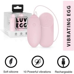 LUV EGG Vibration Egg with Remote Control for Exciting Foreplay - Suitable for Couples and Beginners: 10 Modes,