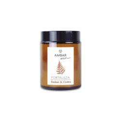 Ambar Zen Scented Candle Amber & Cedar 125 G