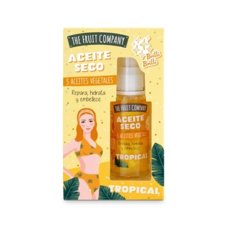 The Fruit Company Tropical Glitter Body Moisturizing Oil Spray 50 Ml
