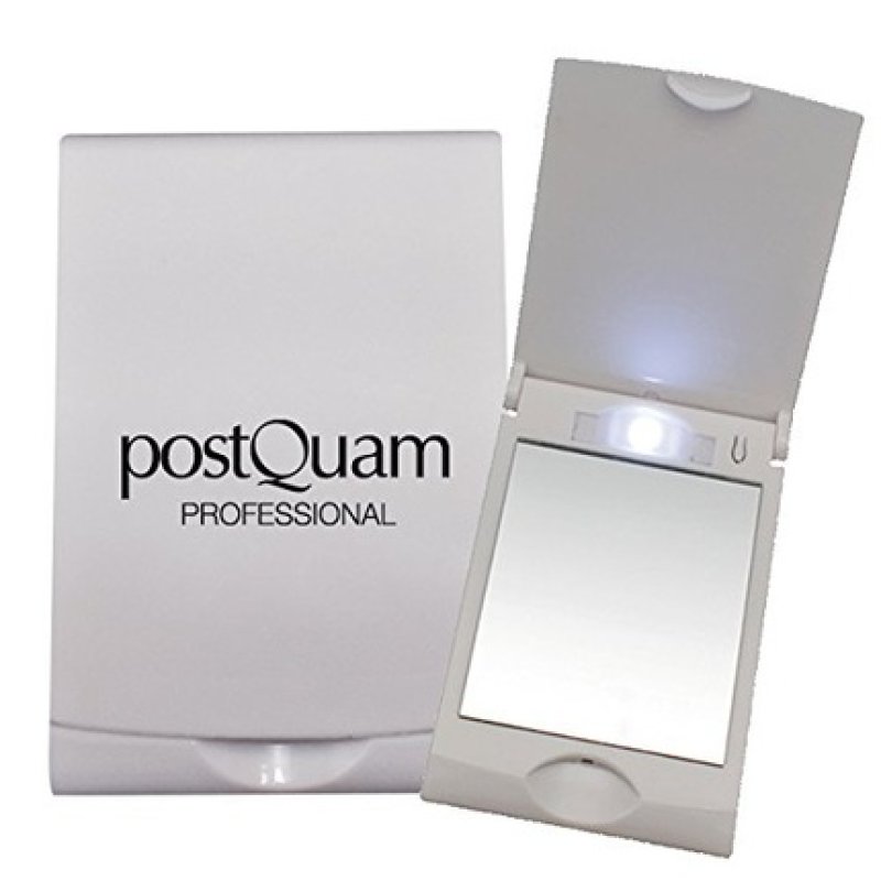 Postquam Pocket Mirror With Light Incorporated Pocket Mirror With Light