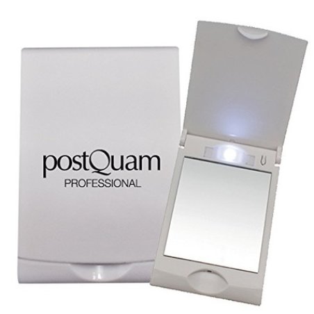 Postquam Pocket Mirror With Light Incorporated Pocket Mirror With Light