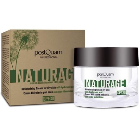 Postquam Naturage Moisturising Facial Cream for Dry Skin with 100% Natural Ingredients and SPF 30 Sunscreen 50ml
