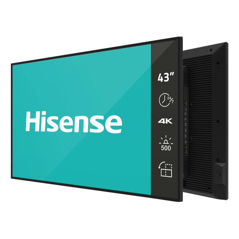 Hisense 43 Zoll 4K UHD IPS Digital Signage Display - 24/7 Operation