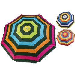 Parasol Rayures 160Cm - Modèle choisi aléatoirement