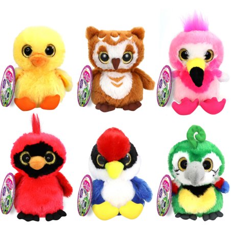 PELUCHE OISEAUX 15CM SON - Modèle choisi aléatoirement