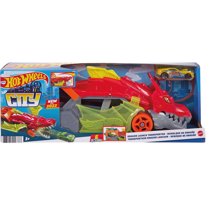 Hot Wheels City Dragon Launch Transporter