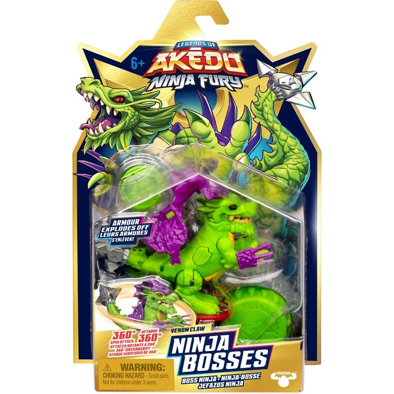 Figurine Akedo Mega Ninja Fury - Modèle choisi aléatoirement