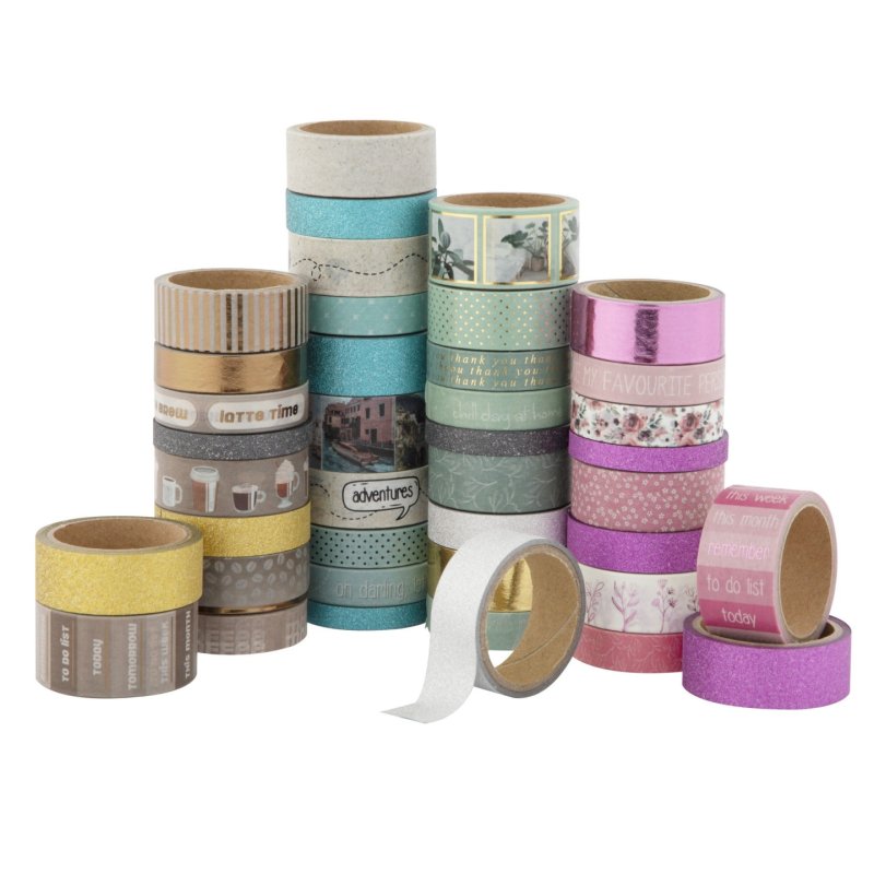 Craft ID - Washi tape 3m (40 pcs) (CR3000)