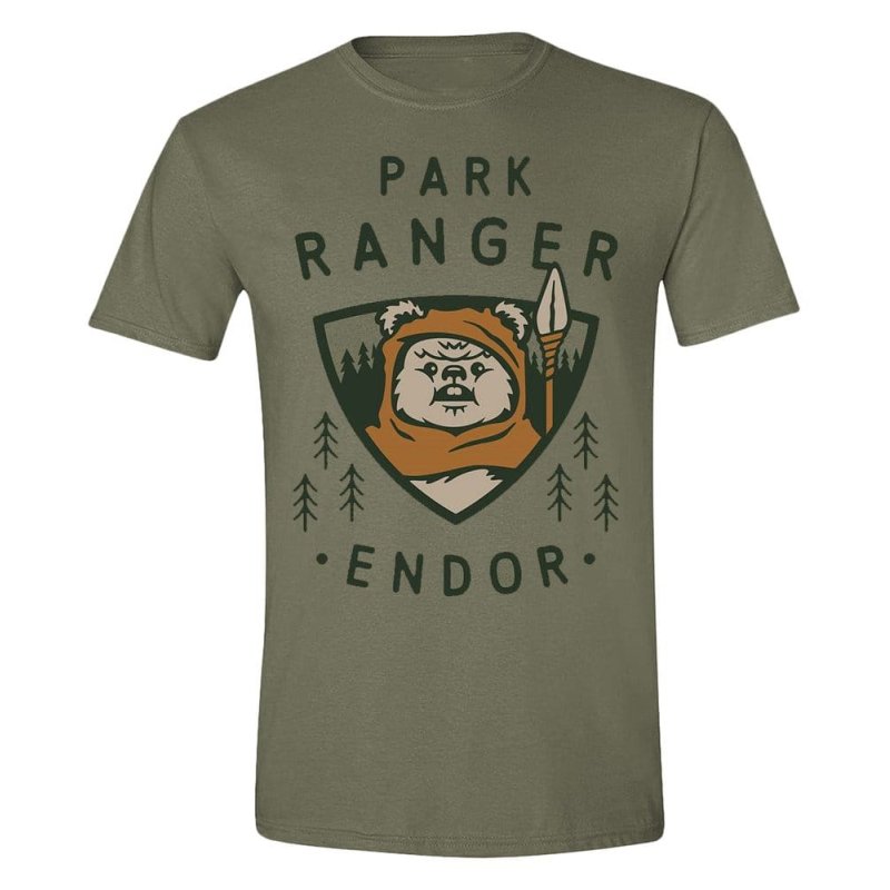 Star Wars T-Shirt Park Ranger Ewok Size XL