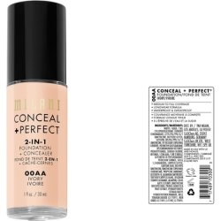 Milani Conceal and Perfect 2 in 1 Foundation Concealer Ivory 30ml