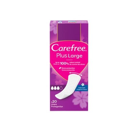 Carefree Daily Large Fresh Pads 20 Units