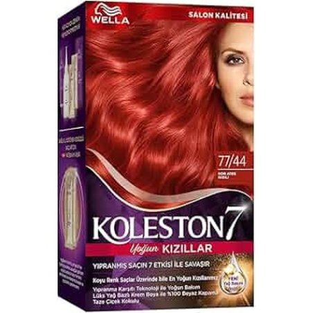 Kolestone Intense Copper Red Cream Hair Color N 7744