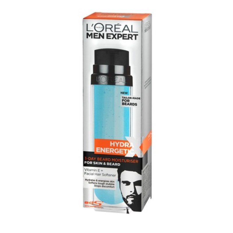 L'Oreal Hydra Energetic Moisturizing Gel For Beard And Face 50 Ml