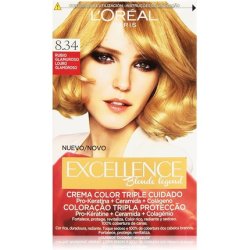 Excellence Triple Protection Hair Color Cream Glamorous Blonde No 834 By Excellence