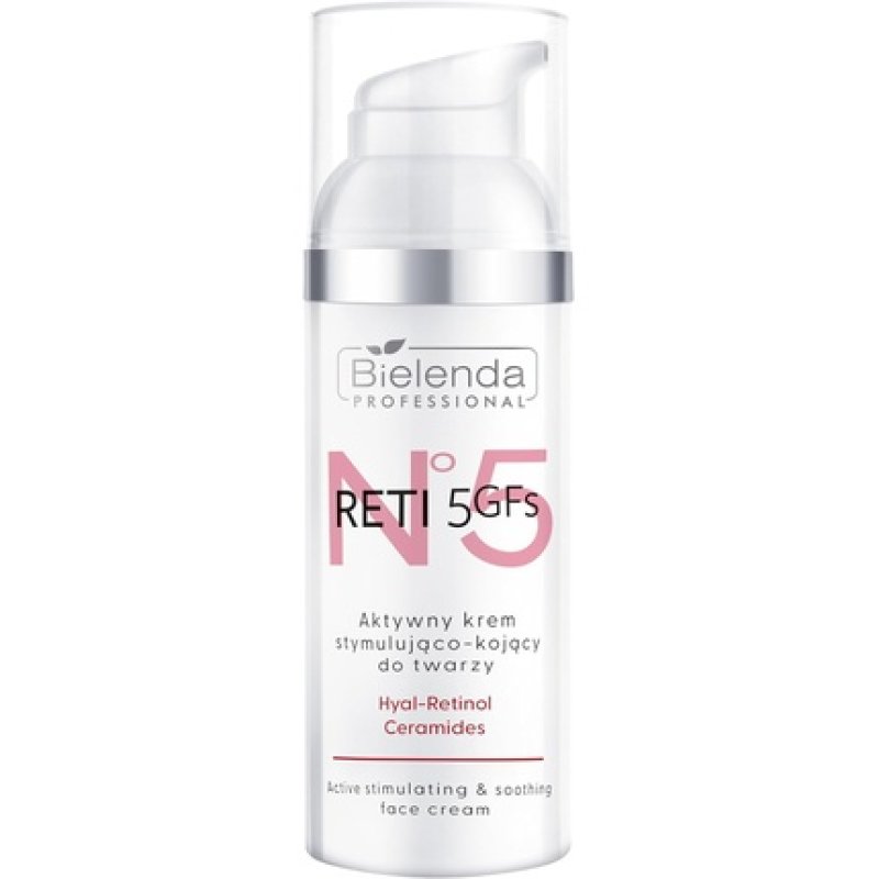 Bielenda Professional Reti 5 GFs Active Stimulating and Soothing Cream with Hyal-Retinol and Ceramides 50ml