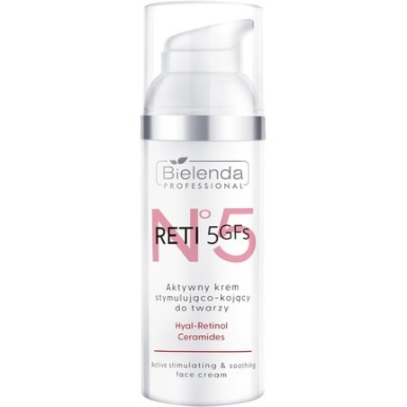 Bielenda Professional Reti 5 GFs Active Stimulating and Soothing Cream with Hyal-Retinol and Ceramides 50ml