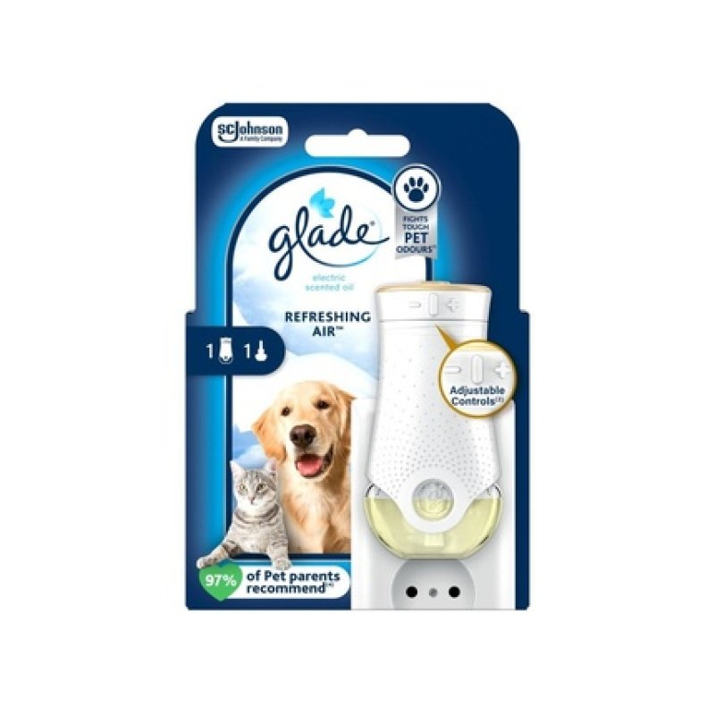 Glade Electric Diffuser Liquid Air Freshener Refreshing Air Pet 20 Ml