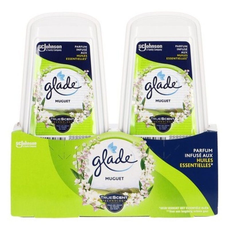 Glade Odor Absorbing Gel Diffuser Lily Of The Valley 2 X 150 Grams