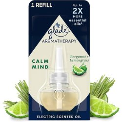 Glade Aroma Therapy Liquid Refill Electric Diffuser Calm Mind Bergamot And Lemongrass 20 Milliliters