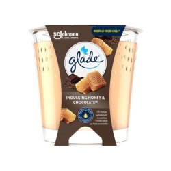 Glade Scented Candle Indulging Honey & Chocolate 112 G