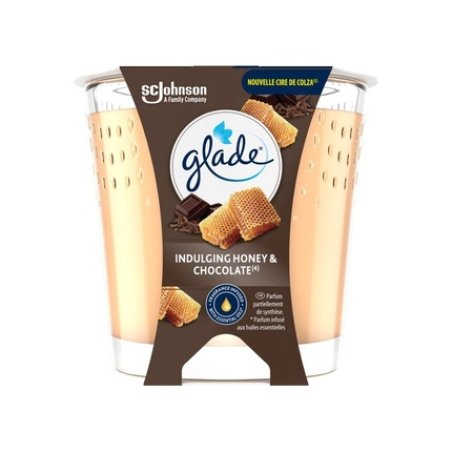 Glade Scented Candle Indulging Honey & Chocolate 112 G