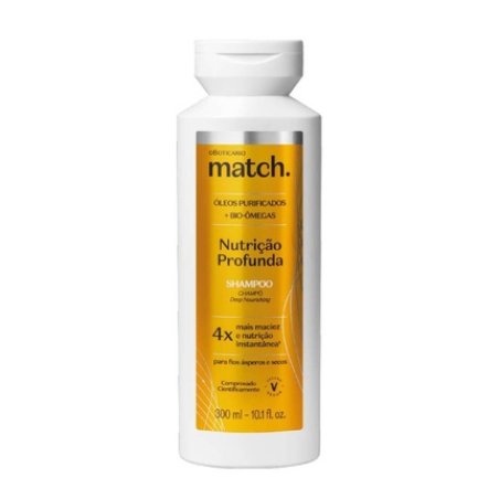 Boticario Match Deep Nutrition Shampoo 300ml