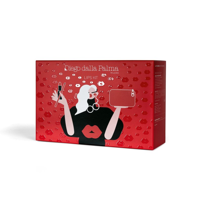 Diego Dalla Palma Luminous Matte Lipstick 37 With Case And Pencil