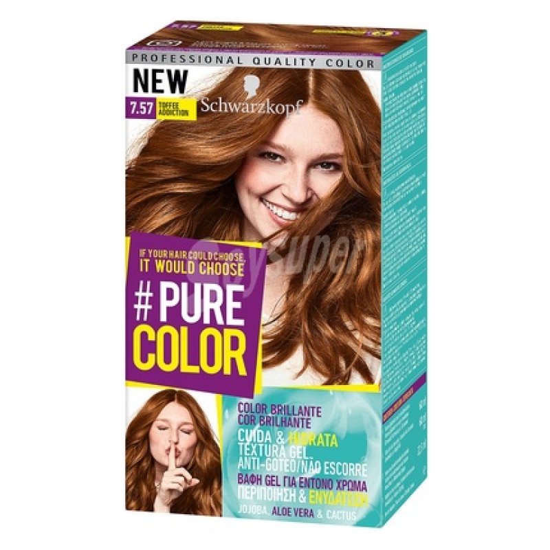Pure Coloracao Pure Color Gel Hair Color Toffee Addiction No 757
