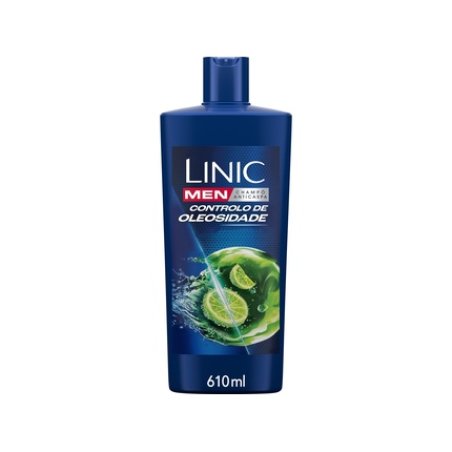 Linic Antidandruff Shampoo Cool Sport For All Hair Types Men Oil Control 610 Ml