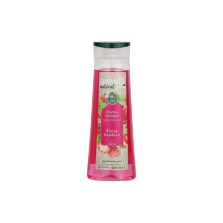 Amalfi Nature Shampoo For All Hair Types Strawberry 400 Milliliters