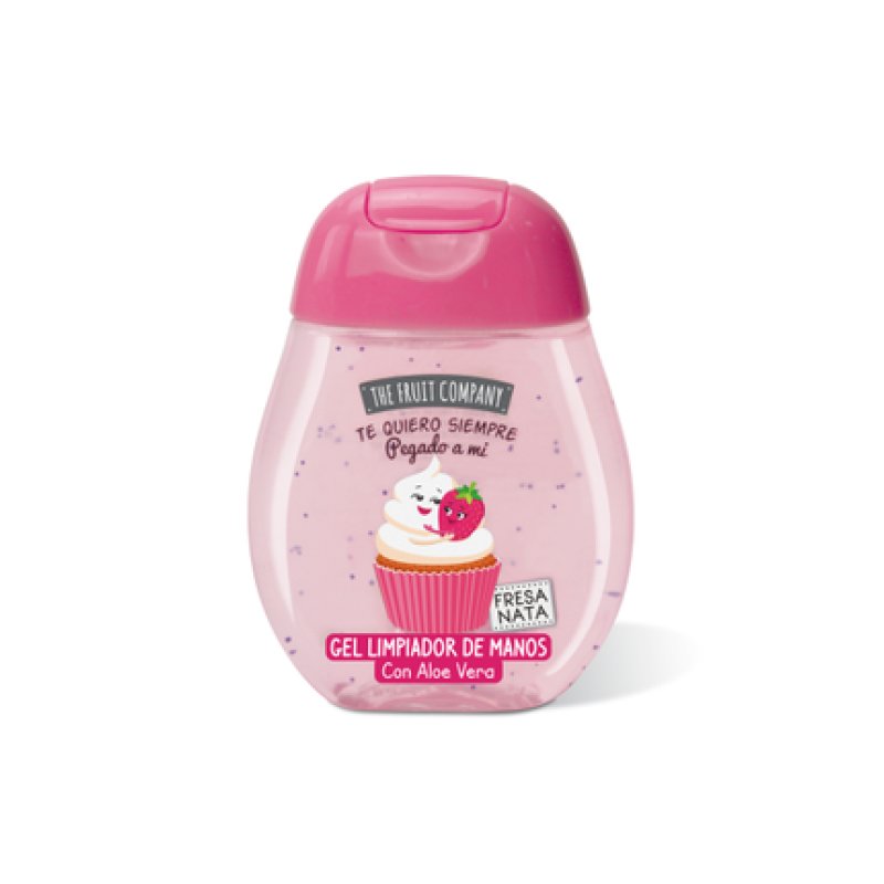 The Fruit Company Strawberry And Cream Hand Sanitizer Gel 45 Ml