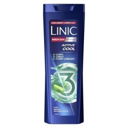 Linic Antidandruff Shampoo Active Cool 3 In 1 For Men Mint And Lemon 360 Ml