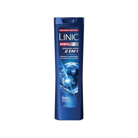 Linic Antidandruff Shampoo Active Efficacy 2 In 1 For All Hair Types Men 360 Ml