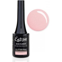 Estrosa Base Rubber Glitter Pink 14ml