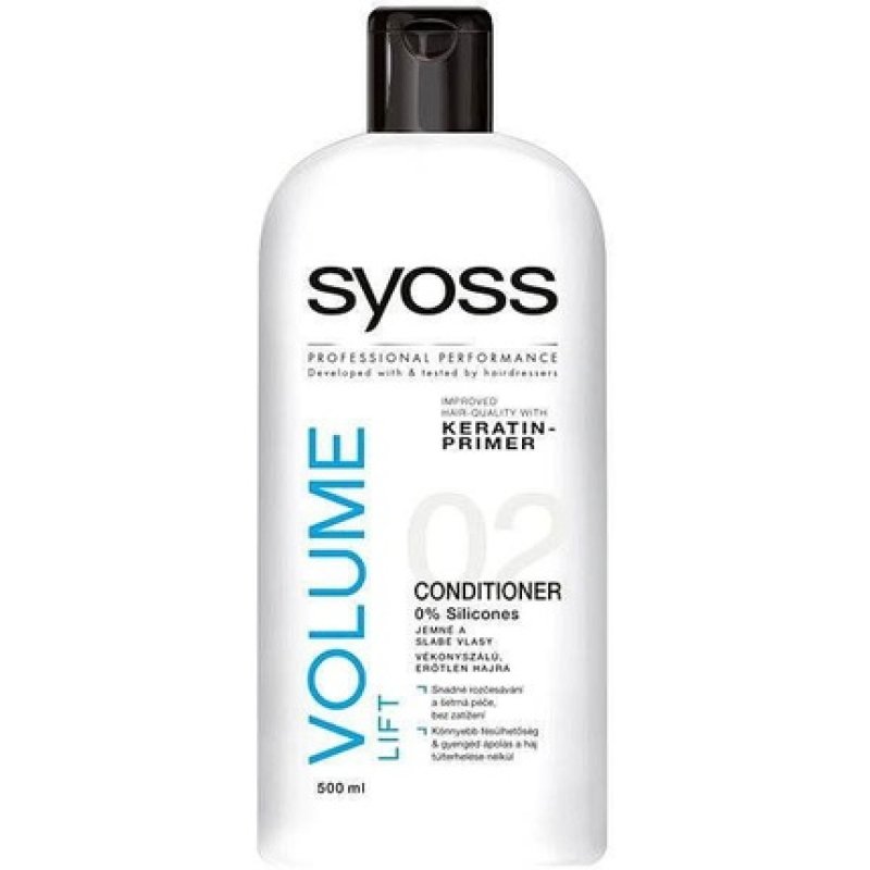 Syoss Volume Lift Conditioner For Fine Hair Without Volume 500 Ml