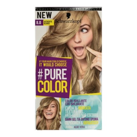 Pure Color Hair Color Gel Authentic Blonde N 80
