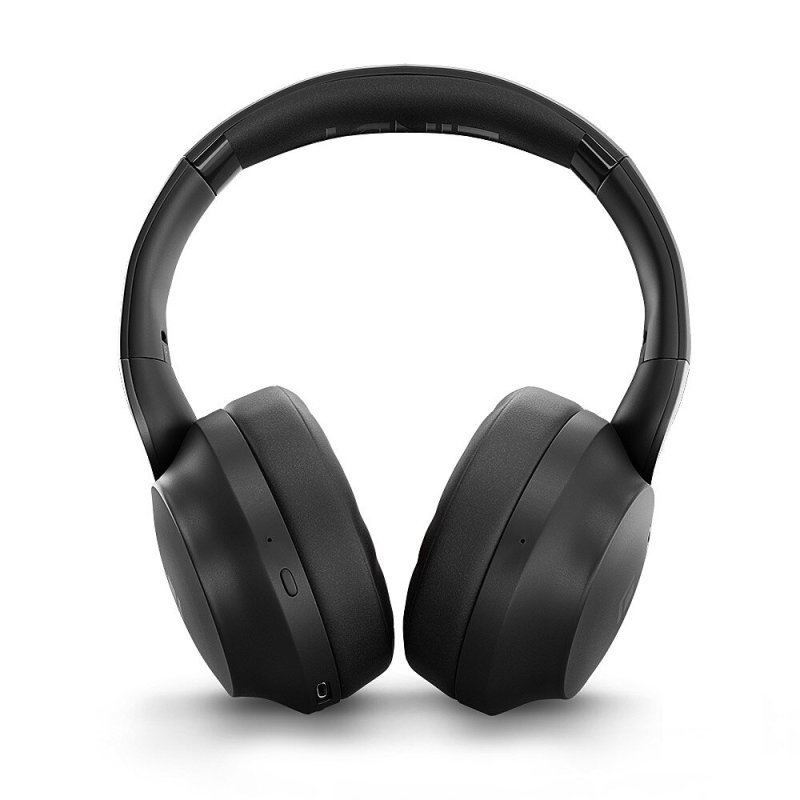 Lindy LHXW-e Wireless Active Noise Cancelling Headphones - Black