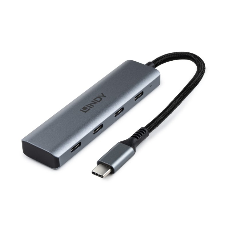 LINDY 4 Port USB 3.2 Gen 2 Type C Hub