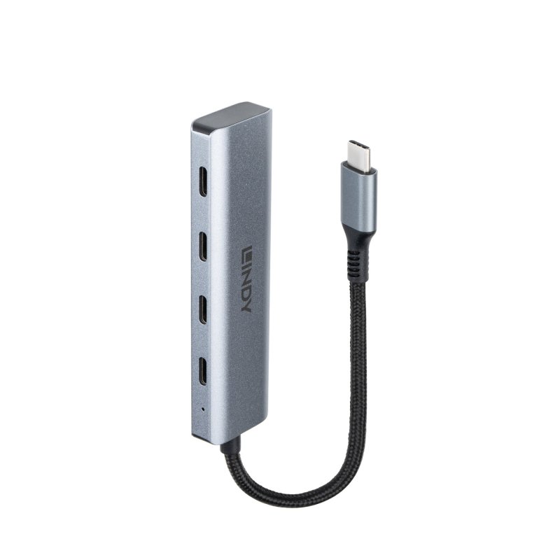 LINDY 4 Port USB 3.2 Gen 2 Type C Hub