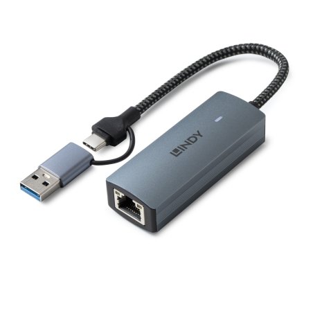 Lindy Convertisseur USB 3.2 Gen 1 vers Ethernet 5G