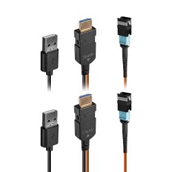 Lindy Extender MPO Fibre Optique HDMI 8K60, 100m