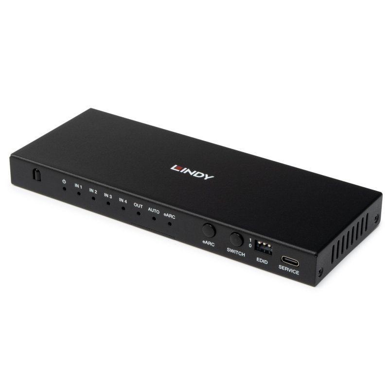 Lindy Switch HDMI 8K60 4 Ports avec eARC