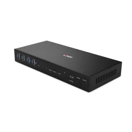 Lindy Switch KVM Dual Head HDMI 4K60, USB 3.0, 2 Ports