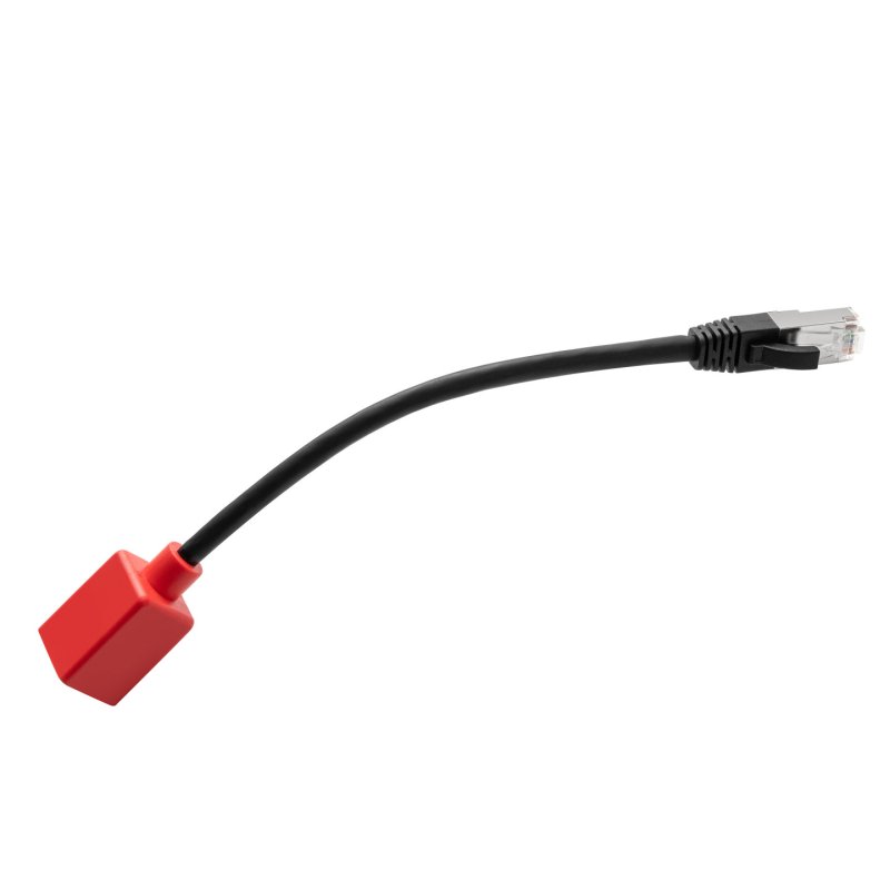 LINDY 0.2m RJ45 Cat6A Break-Away Cable