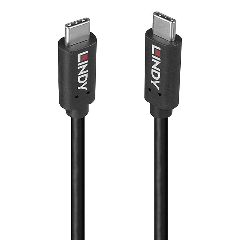Lindy 36975 USB cable USB 3.2 Gen 2x2 0.5 m USB C Black