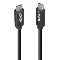 Lindy 36976 câble USB USB 3.2 Gen 2x2 1 m USB C Noir