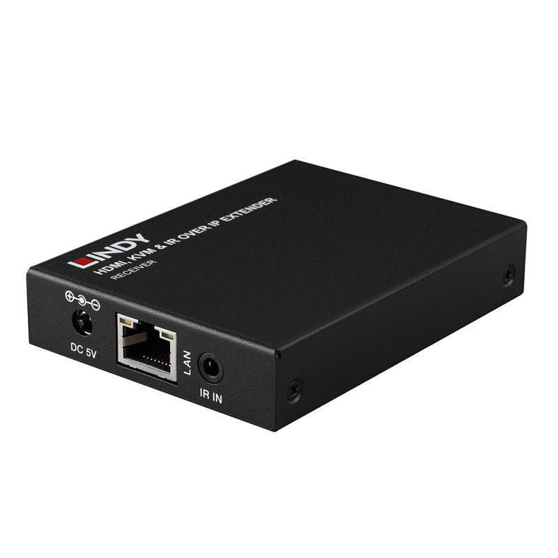 Lindy Extender HDMI, KVM & IR sur IP - Récepteur