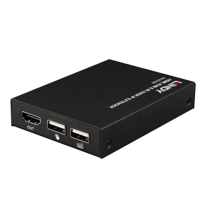 Lindy Extender HDMI, KVM & IR sur IP - Récepteur