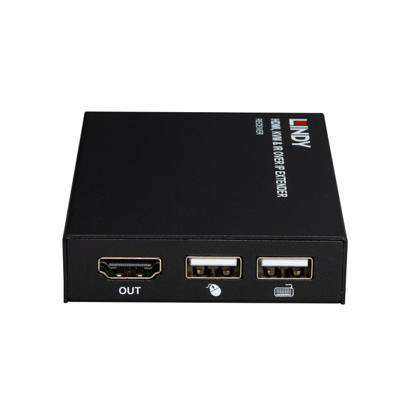 Lindy HDMI, KVM & IR over IP Extender, Receiver